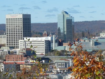 An image of downtown Worcester